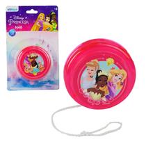 Ioiô de Plástico 5cm com LUZ Princesas - Tudo em Caixa