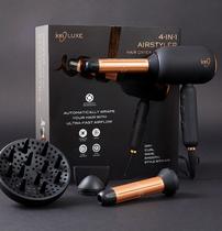 ion Luxe 4 em 1 Autowrap Airstyler secador de cabelo intercambiável e modelador de cachos para todos os tipos de cabelo ion Luxe 4 em 1 Autowrap Airstyler secador de cabelo intercambiável e modelador de cachos para todos os tipos de cabelo