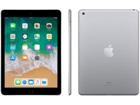 iPad Apple 128GB Cinza Espacial Tela 9,7” Retina - Proc. Chip A9 Câm. 8MP + Frontal iOS 11 Touch ID