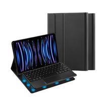 iPad pro 11 12.9 Air 10.2 9.7 Capa Para Teclado AJIUYU Smart Cover Português Espanhol
