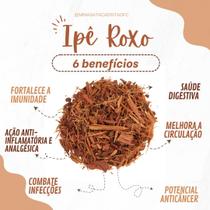 Ipe roxo rasurado 100 gramas PRODUTOS NATURAIS
