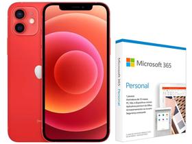 iPhone 12 64GB PRODUCT (RED) Tela 6,1” 12MP - iOS + Microsoft 365 Personal Office 365 apps 1TB