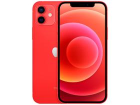 iPhone 12 Apple 128GB (PRODUCT)RED Tela 6,1” - Câm. Dupla 12MP iOS + AirPods