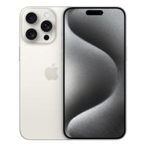 iPhone 15 Pro Max Apple (256GB) Titânio Branco, Tela de 6,7", 5G e Câmera de 48MP