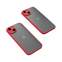 Iphone Armadura À Prova De Choque Pára-choques Silicone Capa Dura Para 15 11 12 13 Mini 14 Pro Xr X