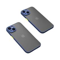 Iphone Armadura À Prova De Choque Pára-choques Silicone Capa Dura Para 15 11 12 13 Mini 14 Pro Xr X