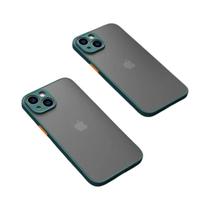 iPhone Armadura À Prova De Choque Pára-choques Silicone Capa Dura Para 15 11 12 13 Mini 14 pro Xr X