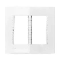 Iris Placa 6 Módulos com Suporte 4x4 - Iriel Iris Placa 6 Módulos com Suporte 4x4 - Iriel