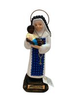 Irmã Dulce 22 cm pérola com aureola Irmã Dulce 22 cm pérola com aureola