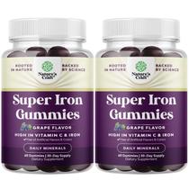Iron Gummies Natures Craft Extra Strength 45 mg com vitamina C