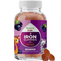 Iron Gummies Phytoral para crianças com 120 unidades de vitamina C Iron Gummies Phytoral para crianças com 120 unidades de vitamina C
