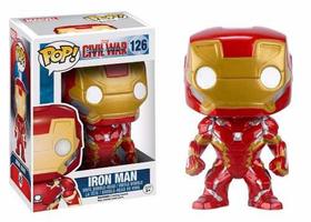 Iron Man 126 ( Homem de Ferro ) - Captain America Civil War ( Capitão América Guerra Civil ) - Funko Pop! Marvel