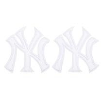 Iron on Patches Aspidas Sports Teams Letter NY White 3x3cm Iron on Patches Aspidas Sports Teams Letter NY White 3x3cm