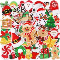 Iron on Patches AUGSUN Christmas 60 unidades de renas de Papai Noel