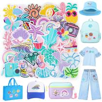 Iron on Patches Funcolor Summer Sea Beach 36 unidades para chapéus