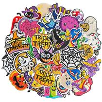 Iron on Patches GYGYL Tema de Halloween Skull Pumpkin Ghost