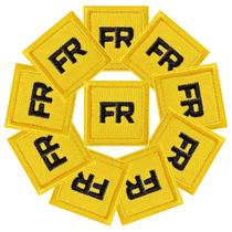 Iron on Patches JEFUZH FR para roupas, jeans e mochilas x10