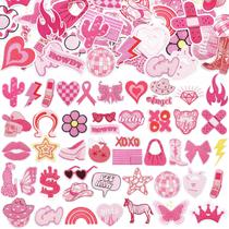 Iron on Patches Thiccywoov Halloween Western Cowgirl Pink x80 Iron on Patches Thiccywoov Halloween Western Cowgirl Pink x80