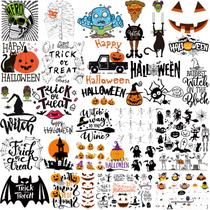 Iron on Transfers Pajean Halloween Pumpkin Bat Ghost