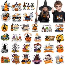 Iron on Transfers Tenceur Halloween, 30 unidades para camisetas Iron on Transfers Tenceur Halloween, 30 unidades para camisetas