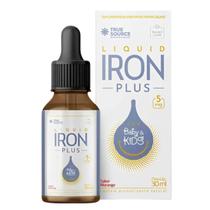 Iron Plus Multivitaminico Infantil Liquid For Baby & Kids Sabor Morango 30mL True Source