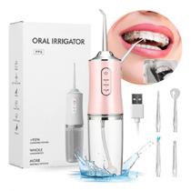 Irrigador Bucal Elétrico Limpador Dentes Gengiva Jato D Água Irrigador Bucal Elétrico Limpador Dentes Gengiva Jato D Água