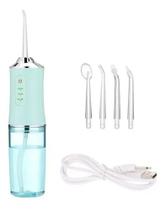 Irrigador Bucal Limpeza Oral Dental Jato Limpador Dentes Verde 127/220v Irrigador Bucal Limpeza Oral Dental Jato Limpador Dentes Verde 127/220v