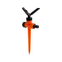 Irrigador de Jardim Giratório com 3 Jatos 1/2" 3/4" 5/8" Laranja e Preto - Force Line