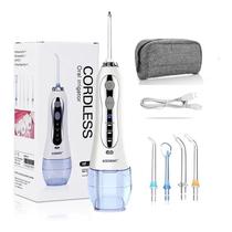 Irrigador Dental Azdent HF-5 Azul 100V-250V com Bolsa Portátil para Higiene Bucal Irrigador Dental Azdent HF-5 Azul 100V-250V com Bolsa Portátil para Higiene Bucal