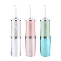 Irrigador Dental Oral Portátil Recarregável USB 220ml Limpeza Bocal Jato Forte
