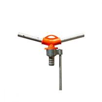 Irrigador Garden Giratorio 1/2'' 2Hastes Aluminio Com Suporte 13705E