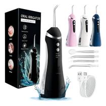 Irrigador Gengival Portátil Bivolt Automático 3 Modos Massagem Remove Placa Bactérias Hálito Fresco