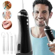 Irrigador Oral Bucal Flosser Waterpick Limpador De Prótese Protocolo e Aparelho Ortodôntico Elétrico Portátil Novo 2025