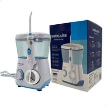 Irrigador Oral Bucal Waterpulse Portátil 10 Níveis de Pressão 8 Bicos Limpeza Limpador Dental 600ml