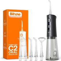 Irrigador Oral Dental Premium com 6 Bicos Para Higiene Bucal e Limpeza De Língua Único com InMetro