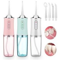 Irrigador Oral Elétrico Higiene Bucal Limpeza Dental Rosa