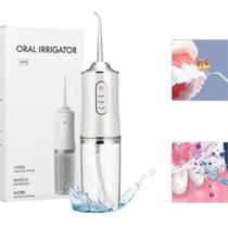 Irrigador Oral Elétrico Jato D'água Limpador Bucal Fio Dental Elétrico Recarregável Portátil