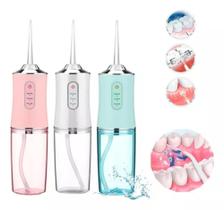 Irrigador Oral Elétrico Portatil Jato Água Limpador Dentário Bucal Irrigador Oral Elétrico Portatil Jato Água Limpador Dentário Bucal