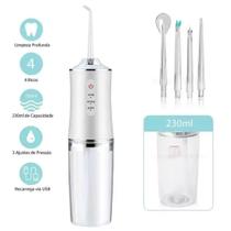 Irrigador Oral Elétrico Portatil Jato Água Limpador Dentário Bucal - RPC Irrigador Oral Elétrico Portatil Jato Água Limpador Dentário Bucal - RPC