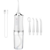 Irrigador Oral Jato D'Água Limpador Dental - 4 Bicos - USB