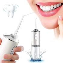 Irrigador Oral Jato D'Água Limpeza Profunda Dentes e Gengiva com 4 Bicos Recarregável Irrigador Oral Jato D'Água Limpeza Profunda Dentes e Gengiva com 4 Bicos Recarregável