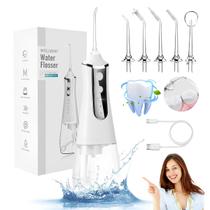 Irrigador Oral Limpeza Bucal Portatil 5 Modos De Uso Premium
