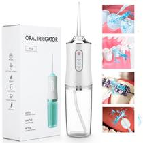 Irrigador Oral Limpeza Dental Profunda 4 Bicos USB