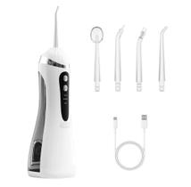 Irrigador Oral Limpeza Profunda Jato D àgua Recarregável USB Bivolt Sem Fio Tanque de 200ML - Mornwell