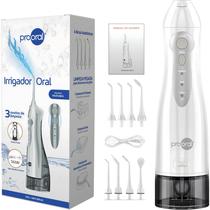 Irrigador Oral Para Implantes Aparelho Dentário Higiene Bucal Portátil Recarregável USB 300ml D52 WE3 8 Bicos