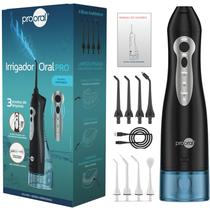 Irrigador Oral Portátil 8 Bicos Profissional Recarregável USB Limpeza Profunda Dentes e Implantes