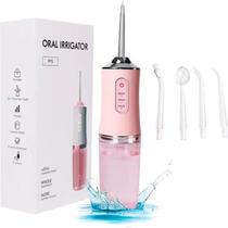 Irrigador Oral Waterpik Portatil Bivolt Usb Linha Premium Cor Rosa 110V/220V