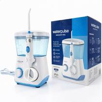Irrigador Oral Waterpulse Flosser Blue Dental Wp 62 Portátil 10 Níveis de Pressão 8 Bicos Limpeza Limpador Dental 110v e 220v