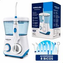 Irrigador Oral Waterpulse Flosser Blue Dental Wp 62 Portátil 10 Níveis de Pressão 8 Bicos Limpeza Limpador Dental 110v e 220v