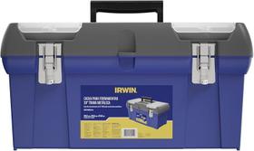 Irwin Caixa de Ferramentas 19" com Trava Metálica,com Bandeja Interna, Alça Dobrável e Resistente Irwin Caixa de Ferramentas 19" com Trava Metálica,com Bandeja Interna, Alça Dobrável e Resistente
